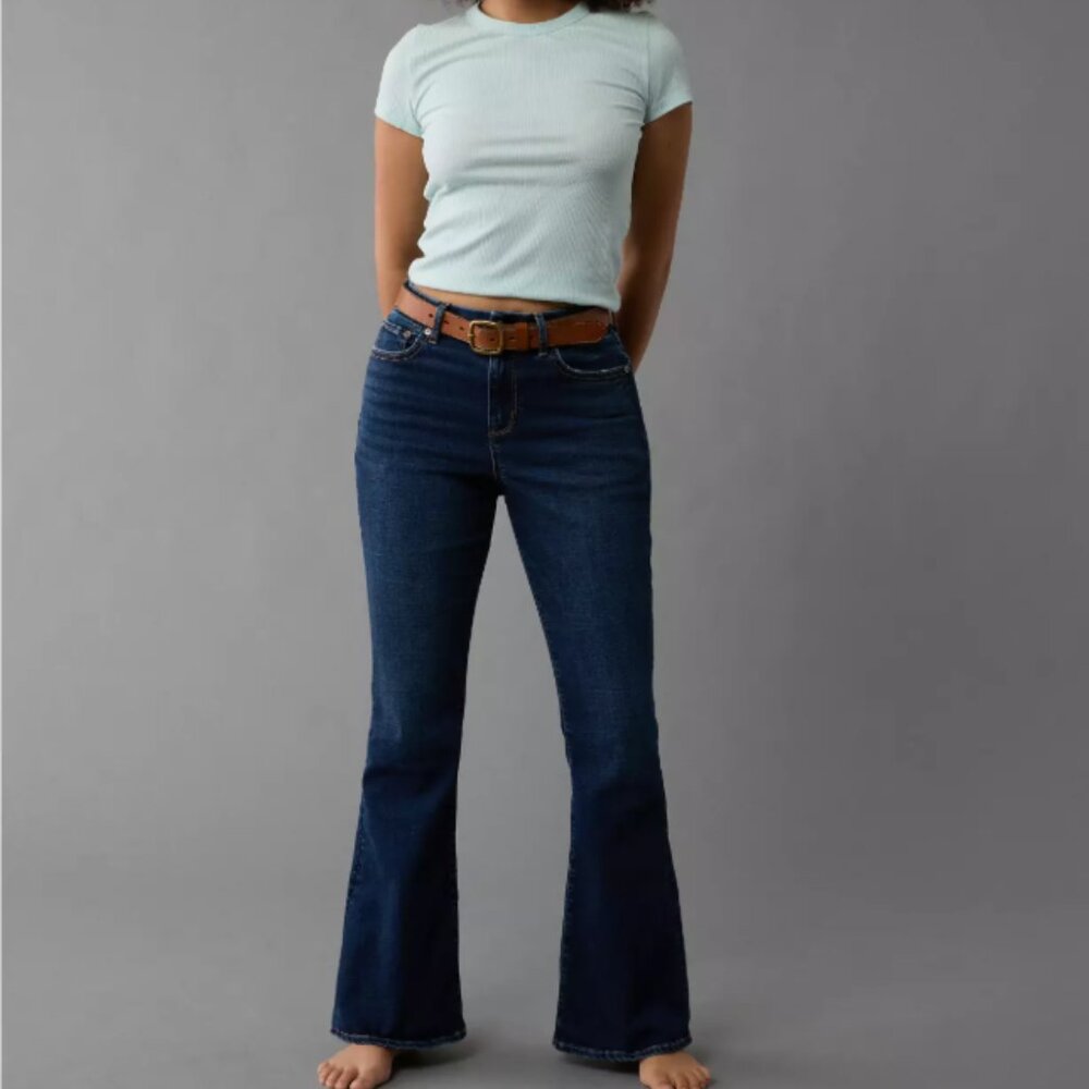 AE Next Level Curvy Super High-Waisted Flare Jean